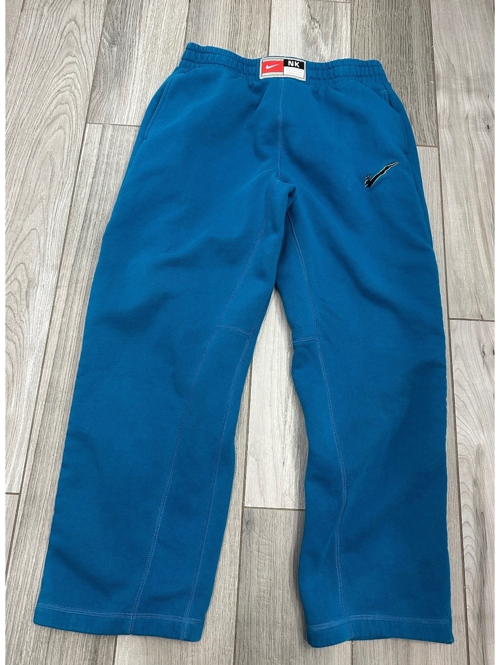 Nike Team Sports Blue Snap Button Jogger Sweatpants XL